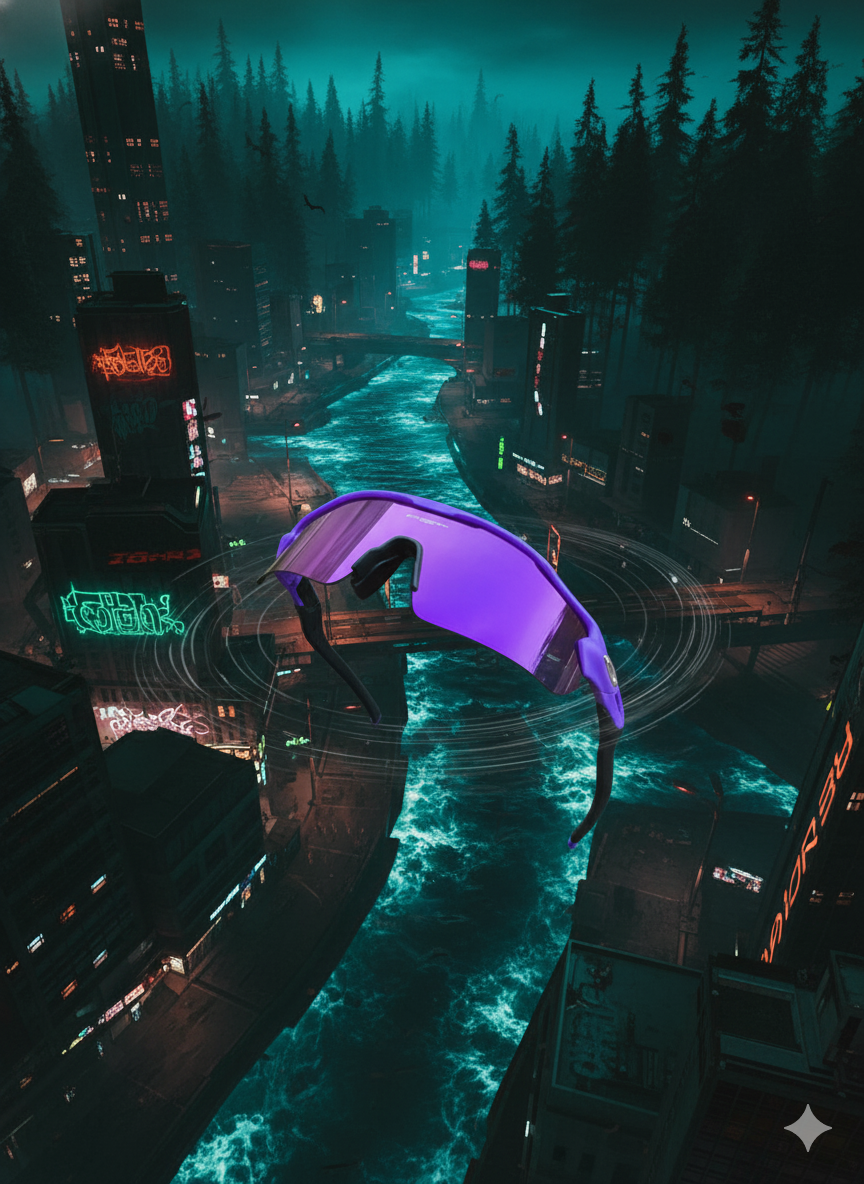 Óculos Radar Toda Roxa - EV Path Lilac Metallic Violet Iridium