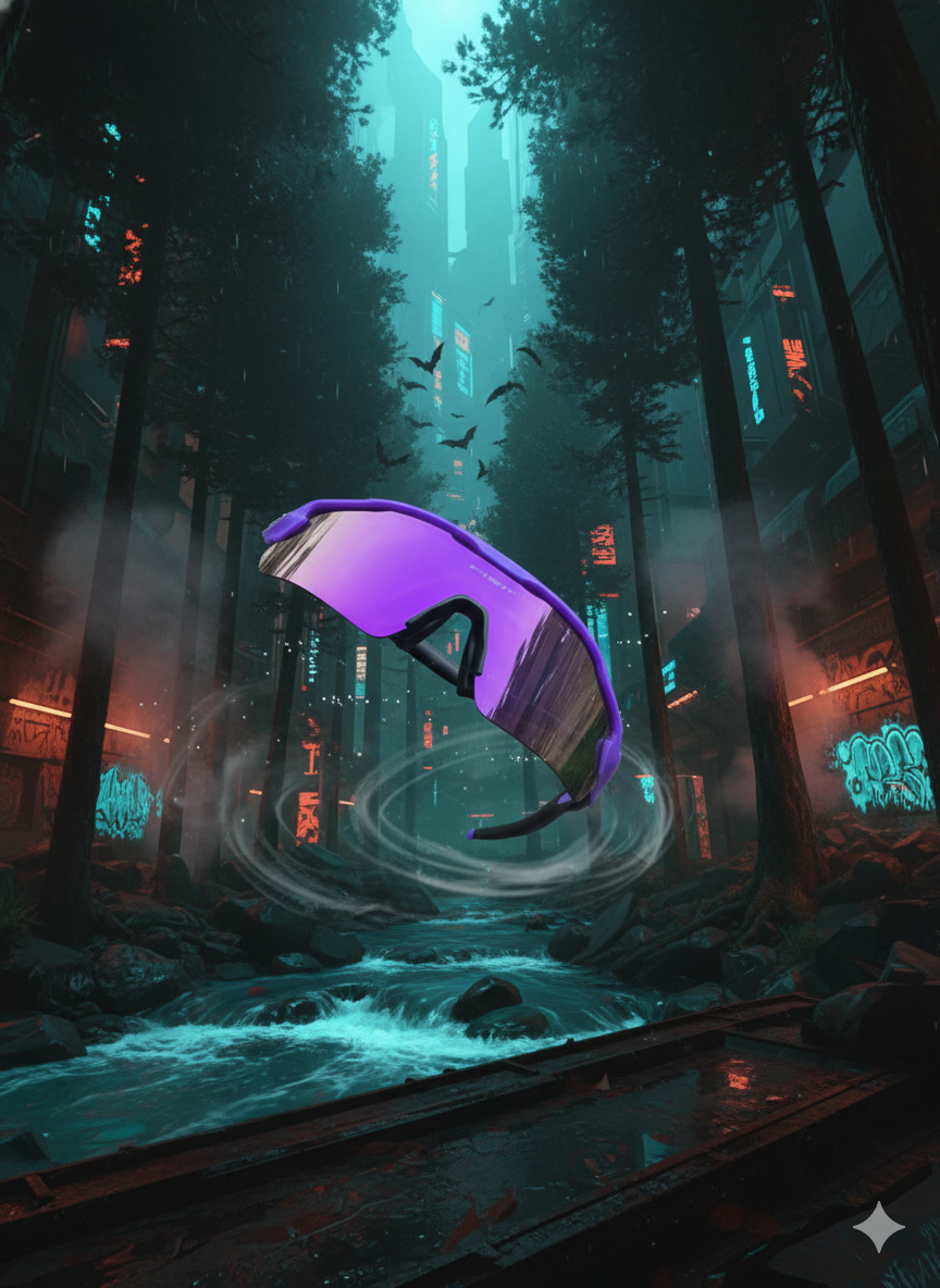 Óculos Radar Toda Roxa - EV Path Lilac Metallic Violet Iridium