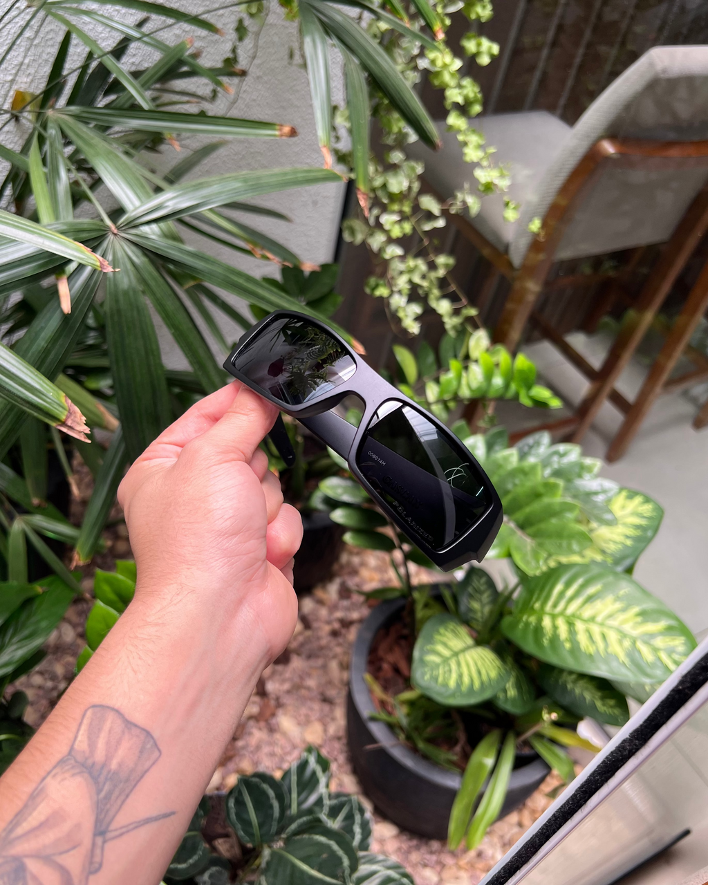 Óculos Gascan Preto - Matte Black Black Iridium