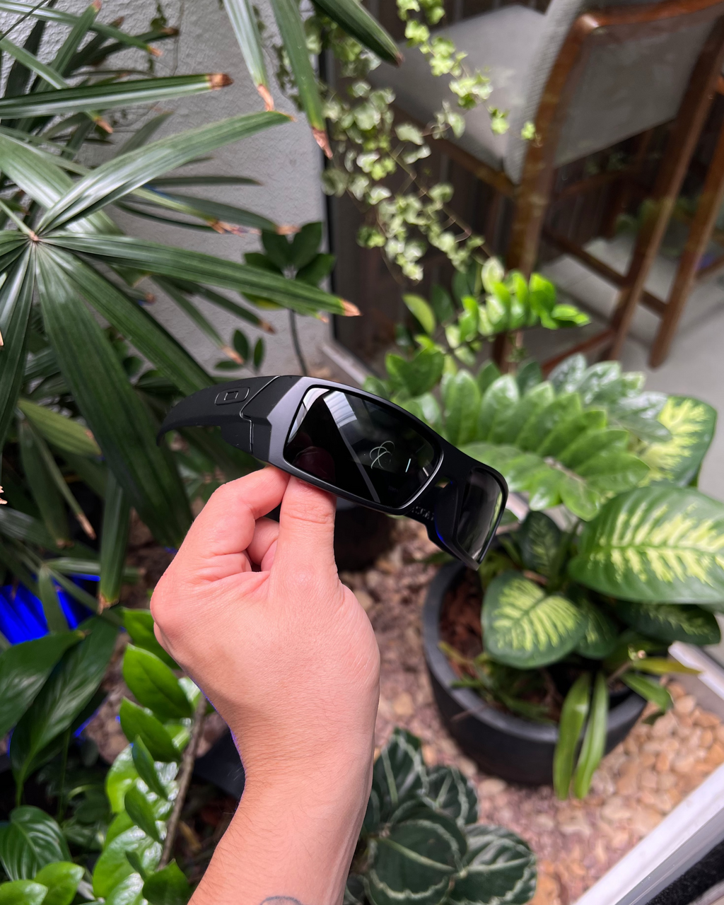 Óculos Gascan Preto - Matte Black Black Iridium