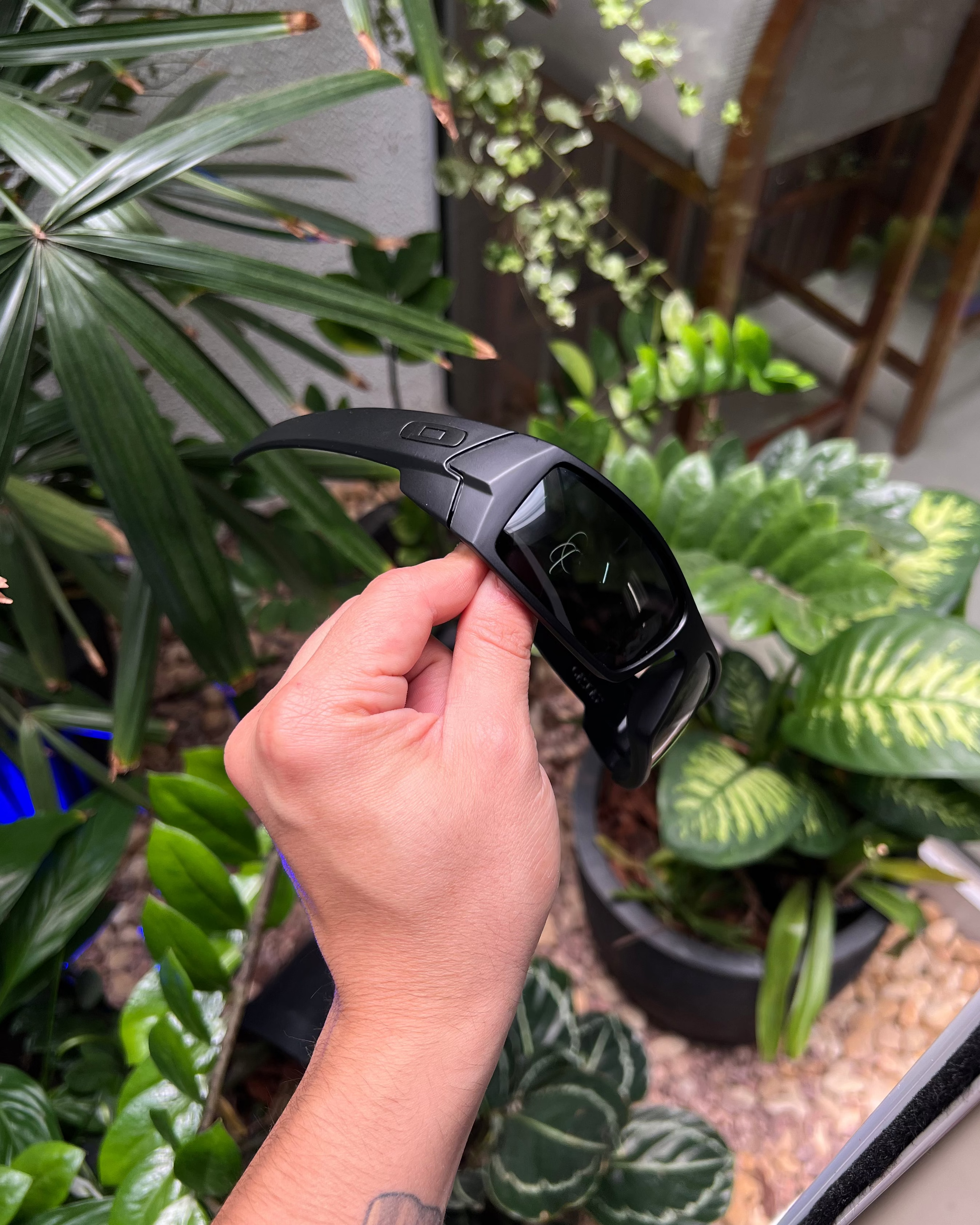 Óculos Gascan Preto - Matte Black Black Iridium