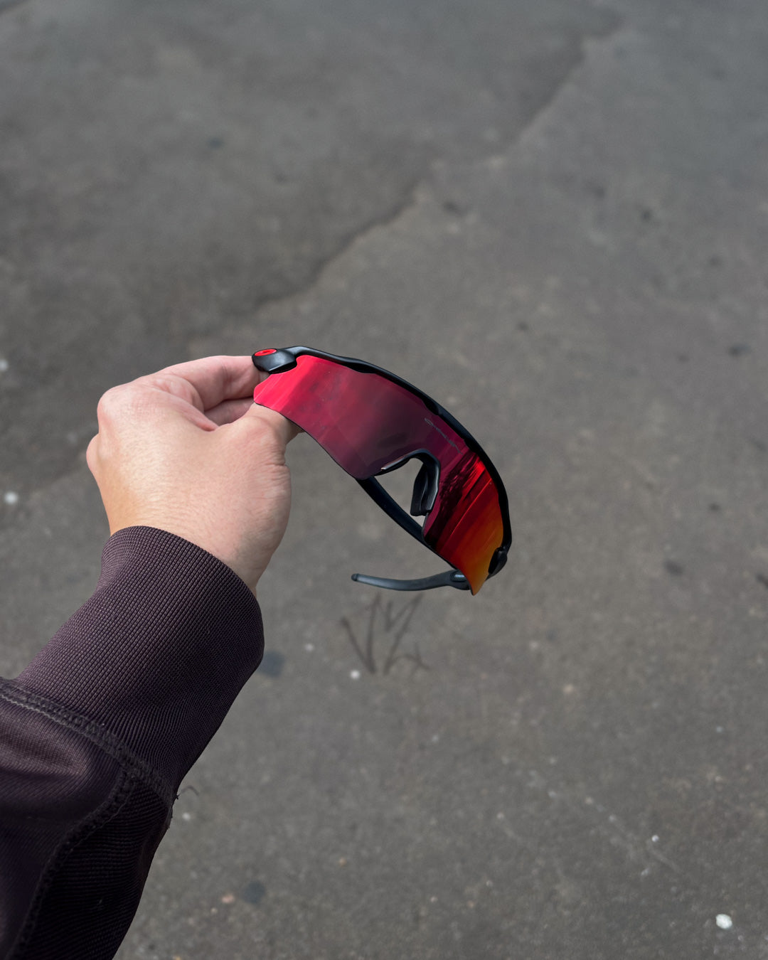 Óculos Radar Preto Torch - Radar Ev Path Black Dark Ruby