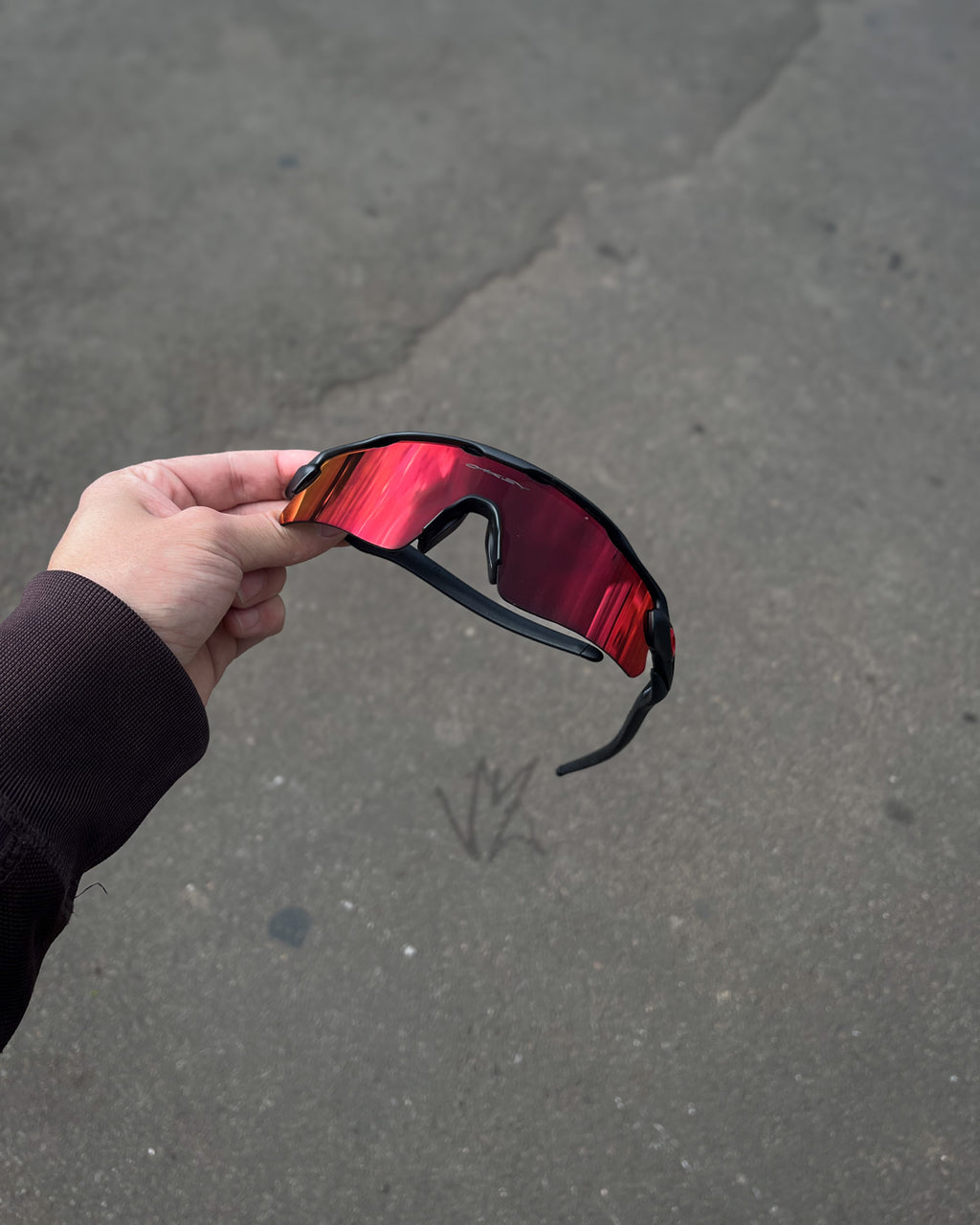 Óculos Radar Preto Torch - Radar Ev Path Black Dark Ruby